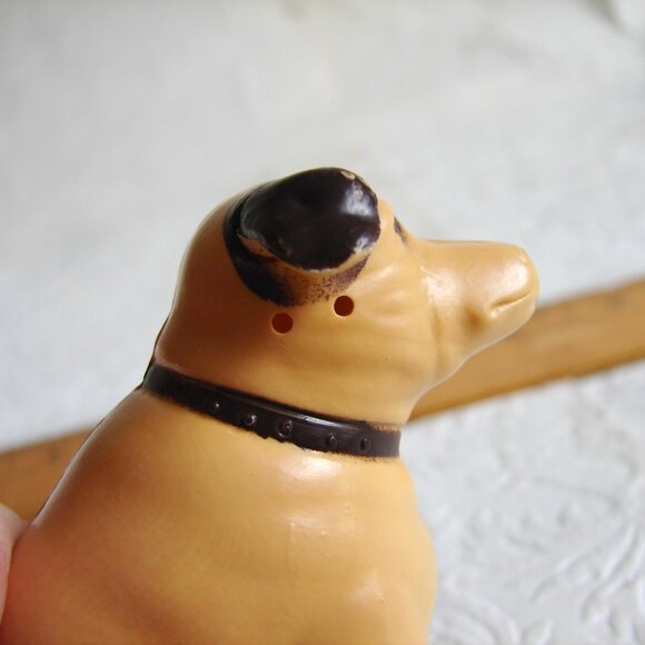 Vtg RCA Dog Nipper SALT / PEPPER SHAKER, Single Replacement, Plastic Figurine - Picture 5 of 6